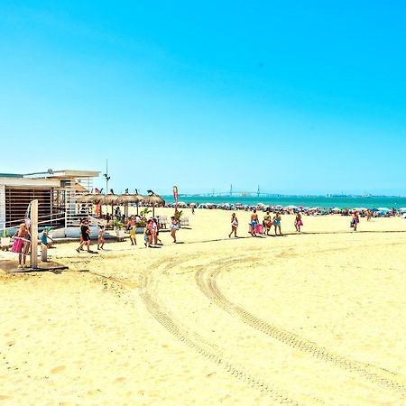 Ocean View Beach Apartment With Pool & Balconies 엘푸에르토데산타마리아 외부 사진